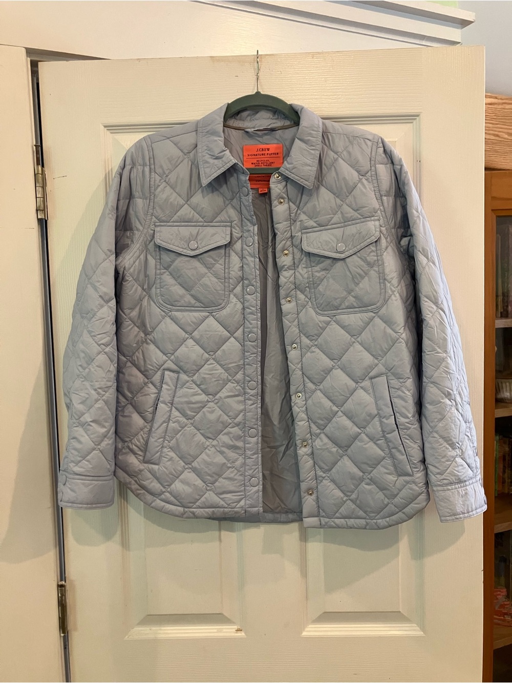 J. Crew | puffer shirt